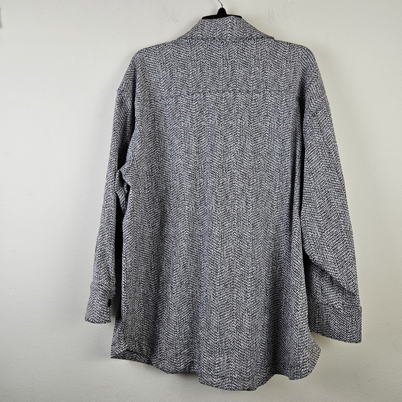 Athleta Textured Shirt Jacket Shacket $149 Retail Size 1X - Picture 6 of 8